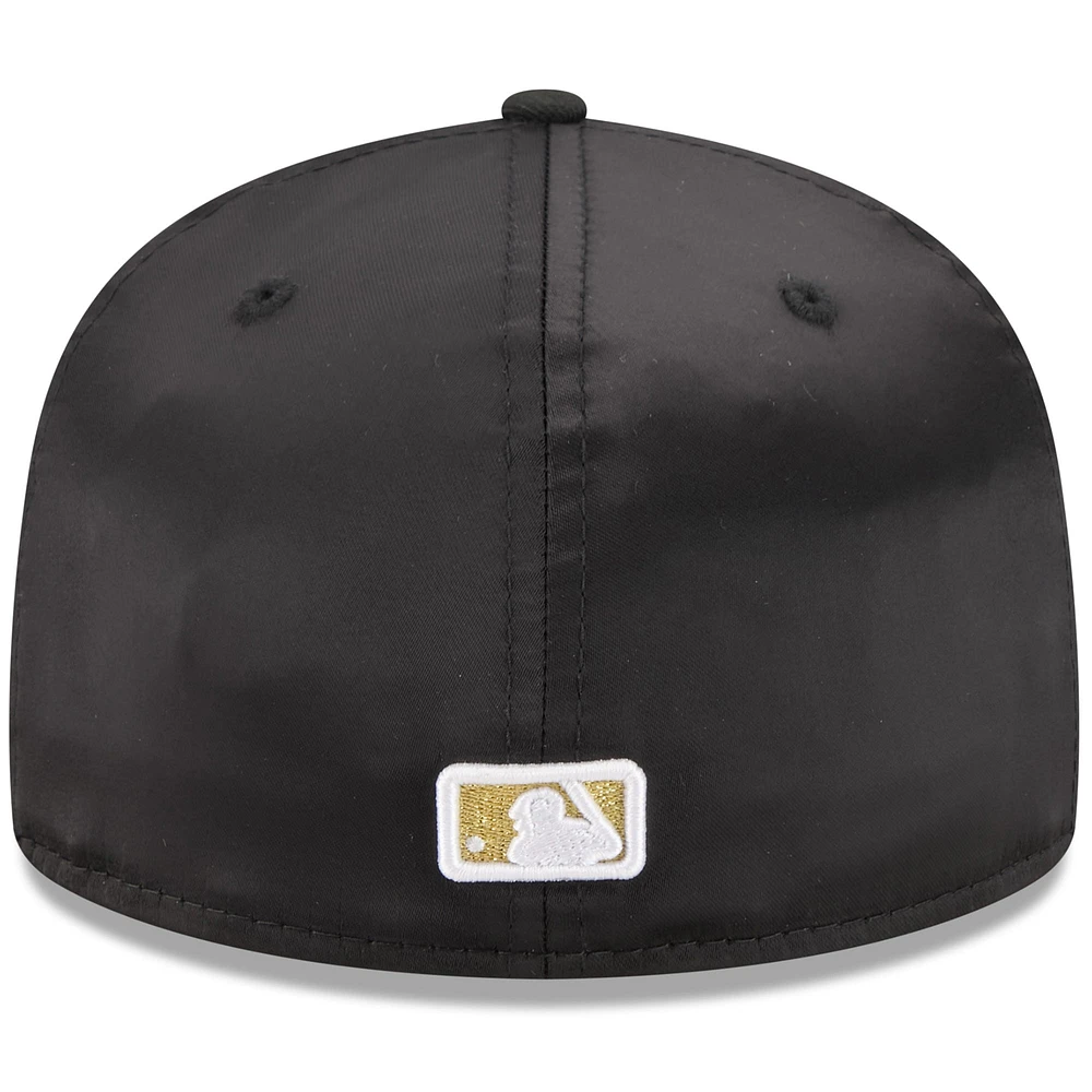 Men's New Era  Black Atlanta Braves 2025 59FIFTY Day Gold Leaf Fitted Hat
