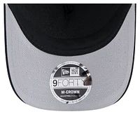 Men's New Era Black Atlanta Braves Gradient 9FORTY A-Frame M-Crown Trucker Adjustable Hat