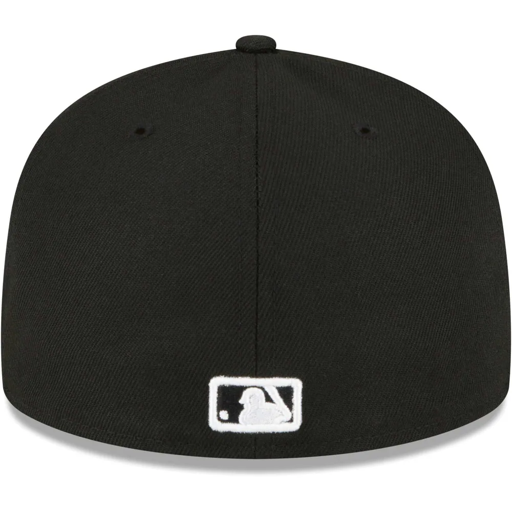 Lids Atlanta Braves New Era Sidepatch 59FIFTY Fitted Hat - Black