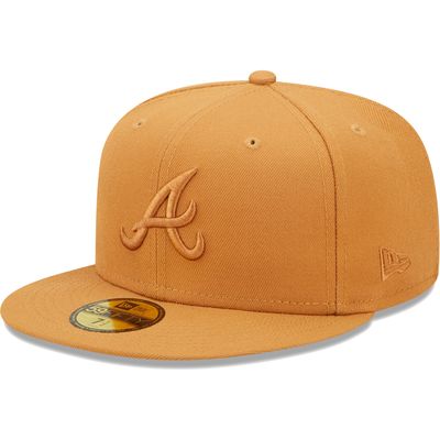 Men's New Era Brown Atlanta Braves Color Pack 59FIFTY Fitted - Hat