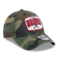 Men's New Era Camo Atlanta Braves Gameday 9FORTY Adjustable Hat