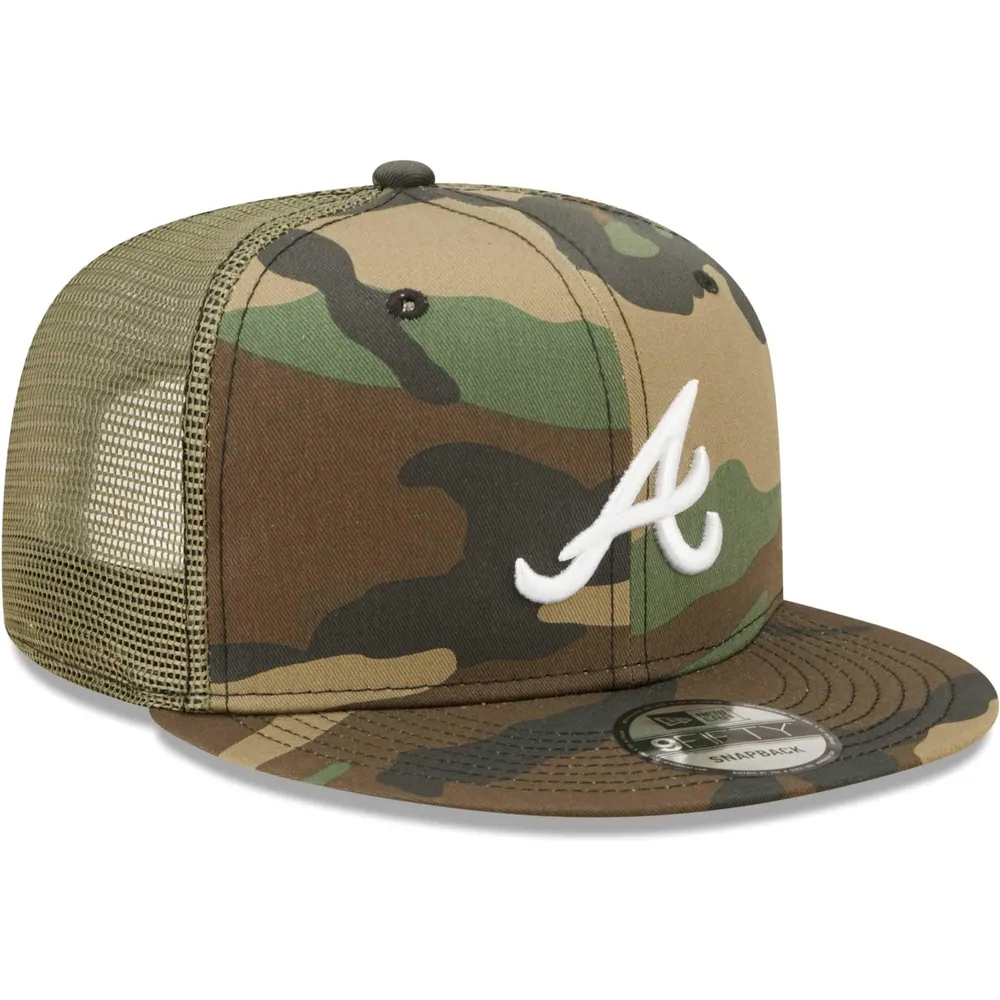 New Era Atlanta Braves Camo Classic Trucker 9FIFTY Snapback Hat