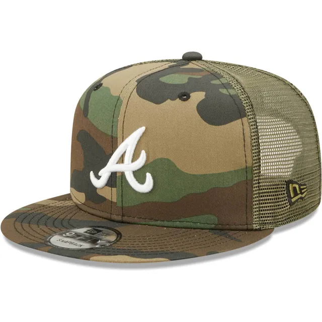 New Era Atlanta Braves Camo Classic Trucker 9FIFTY Snapback Hat