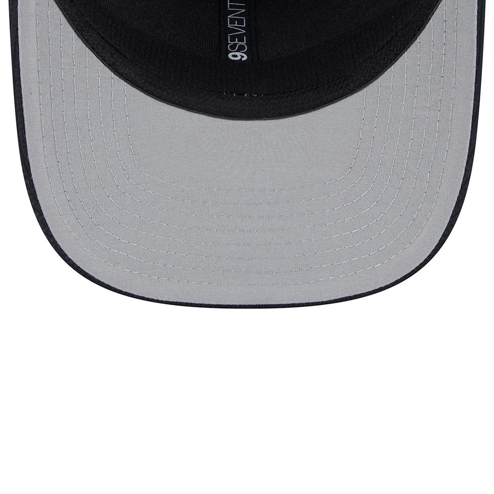 Men's New Era  Gray/Black Atlanta Braves 2025 Batting Practice 9SEVENTY Stretch-Snap Trucker Hat