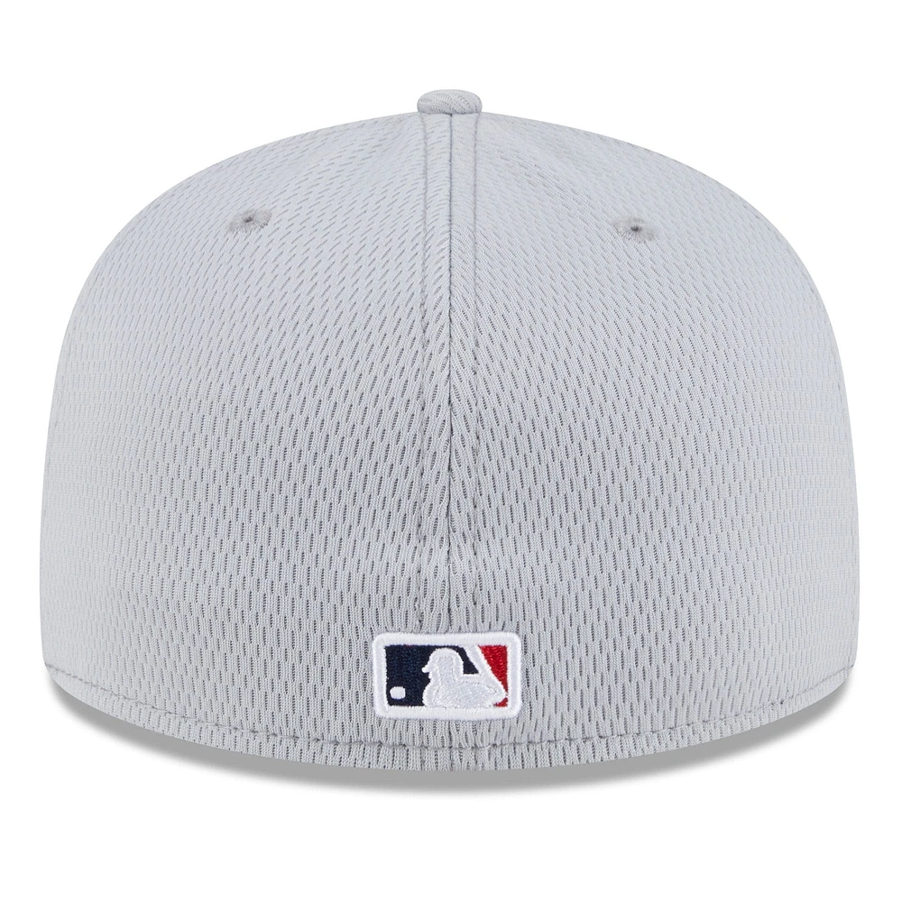V107988 BRAVES Mlb Nwe 2025 Clubhouse Gris 59fifty HATMENHIC 60632117 #14