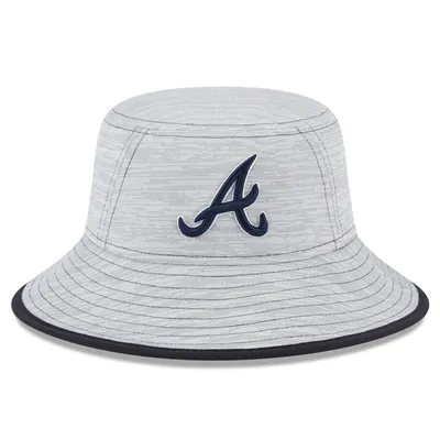 Atlanta Braves SIDE-BLOOM Navy Fitted Hat by New Era