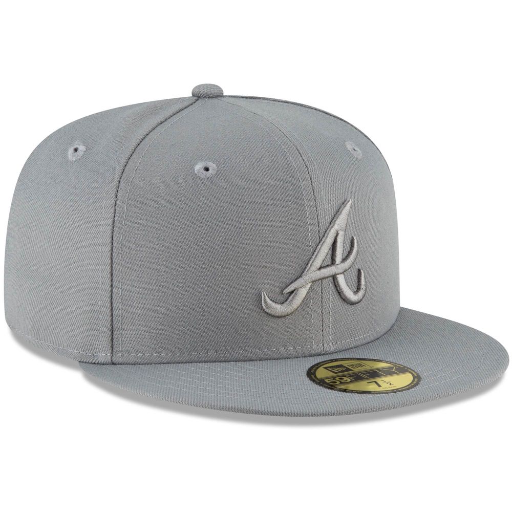 New Era, Accessories, Atlanta Braves New Era Basic 59fifty Fitted Hat  Blackwhite