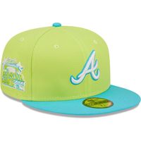 Men's New Era Green Atlanta Braves 2000 MLB All-Star Game Cyber Vice - 59FIFTY Fitted Hat