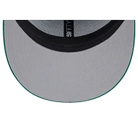 Casquette ajustée 59FIFTY à profil bas pour homme Atlanta Braves de New Era, vert Kelly, la Saint-Patrick
