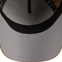 Men's New Era Khaki Atlanta Braves A-Frame 9FORTY Adjustable Hat