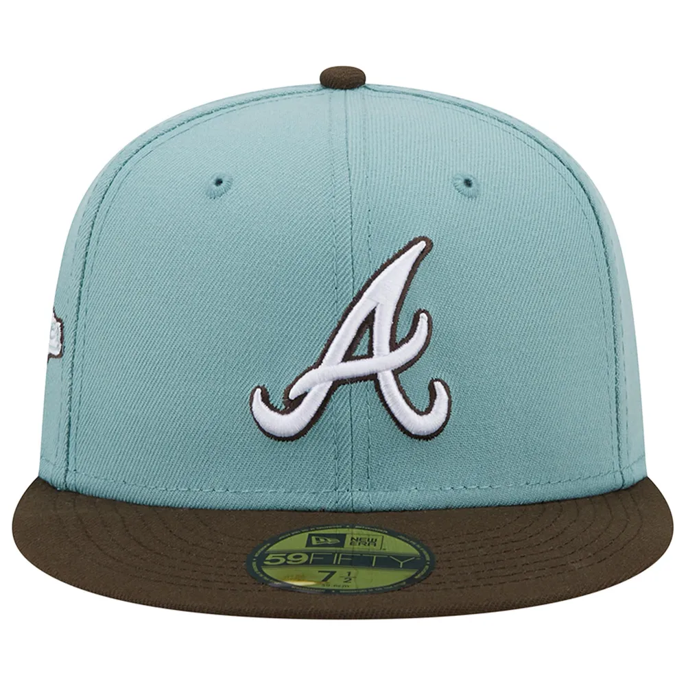 Men's New Era Light Blue Atlanta Braves 59FIFTY Fitted Hat