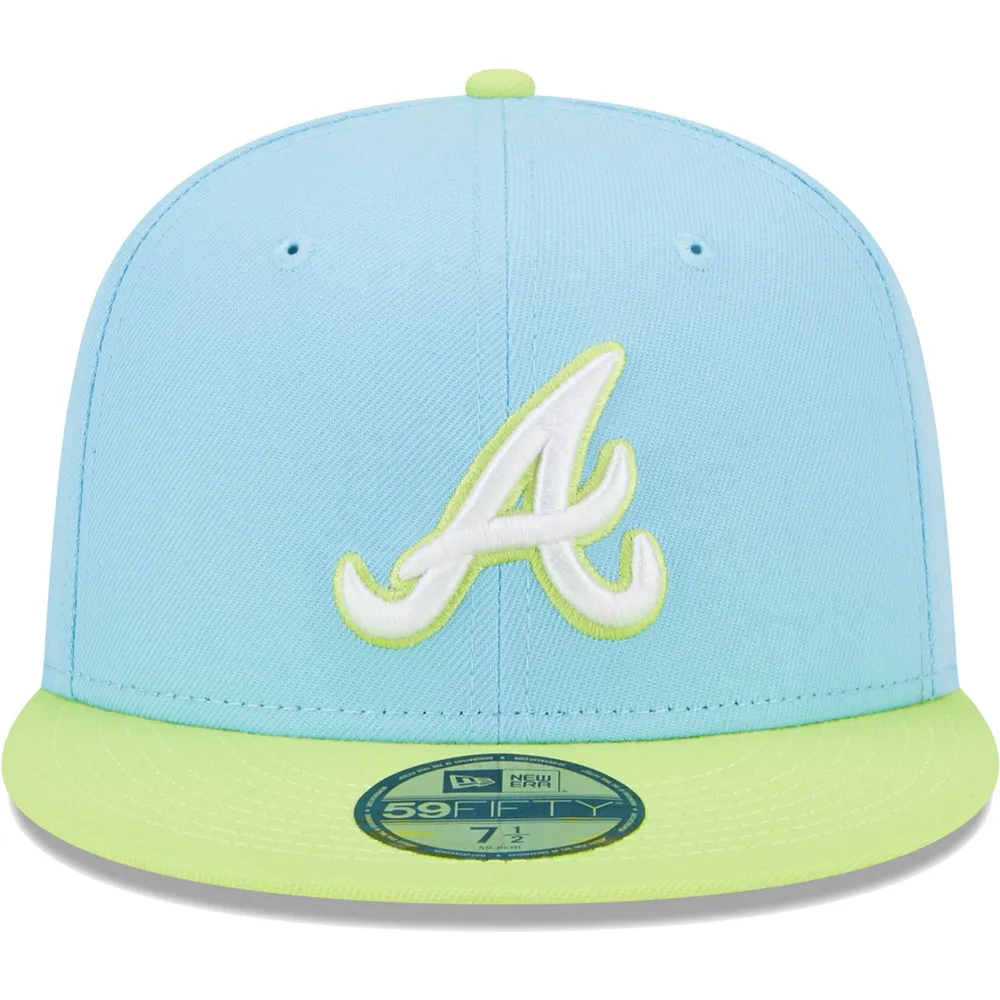 Atlanta Braves New Era 59FIFTY Fitted Hat - Light Blue