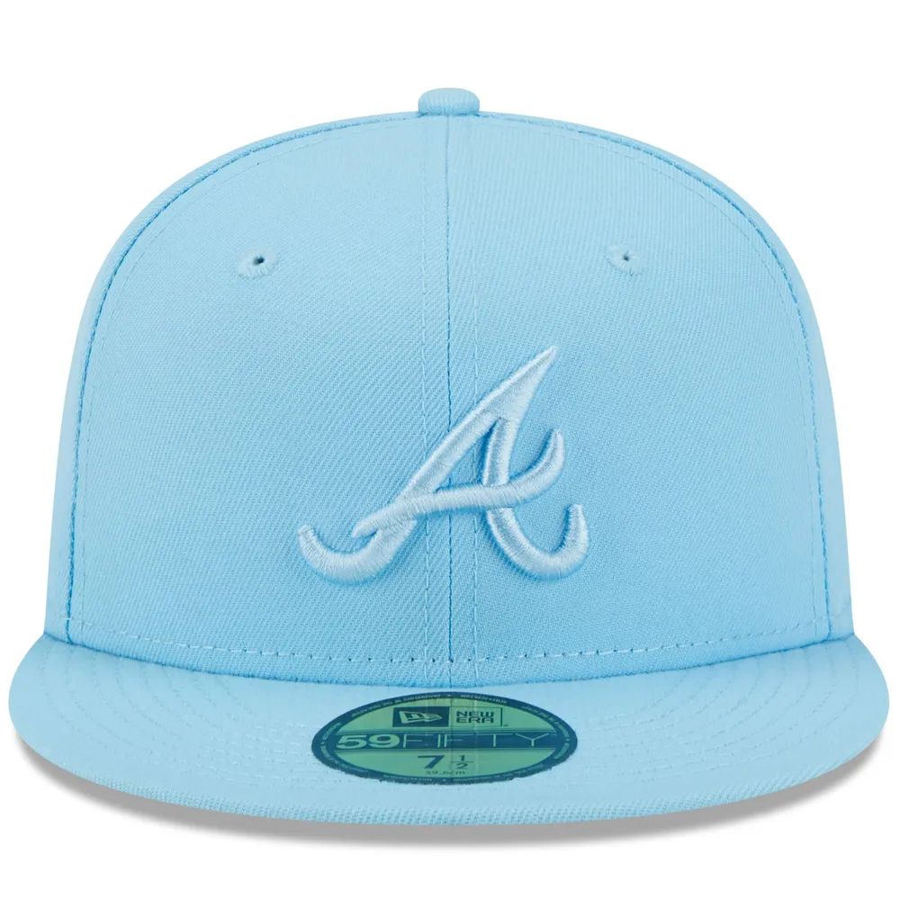 Men's Atlanta Braves New Era White Sky 59FIFTY Fitted Hat