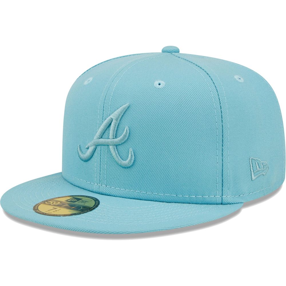 Men's New Era Light Blue Atlanta Braves Color Pack 59FIFTY Fitted - Hat