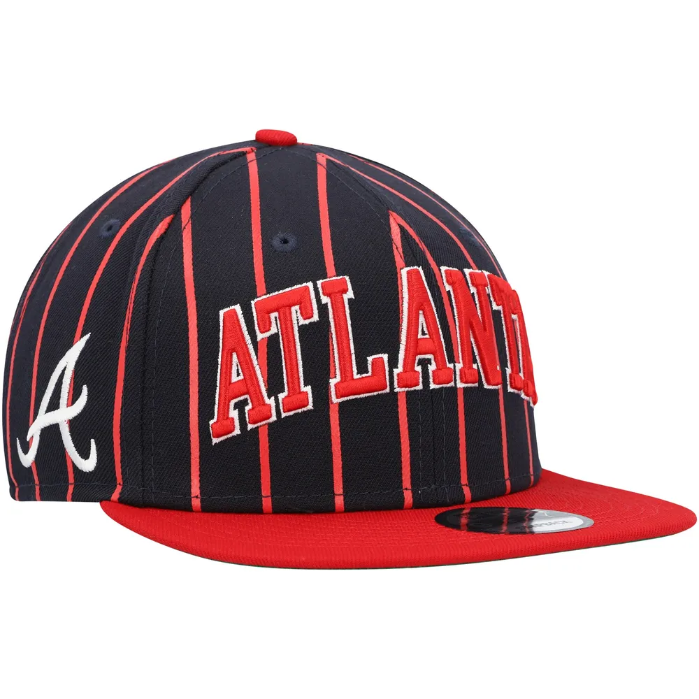 Lids Atlanta Braves New Era City Arch 9FIFTY Snapback Hat - Navy/Red