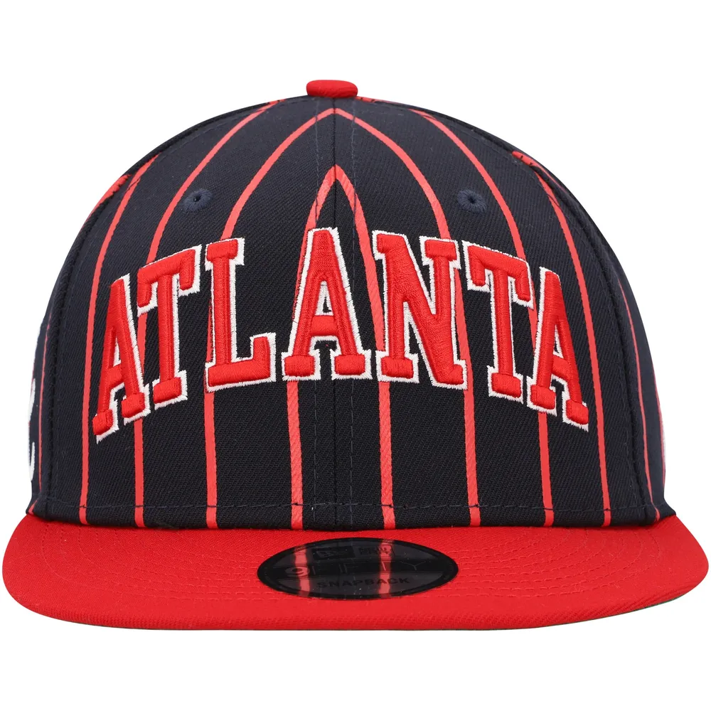 New Era 950 Atlanta Braves Basic Snapback, Navy/Red