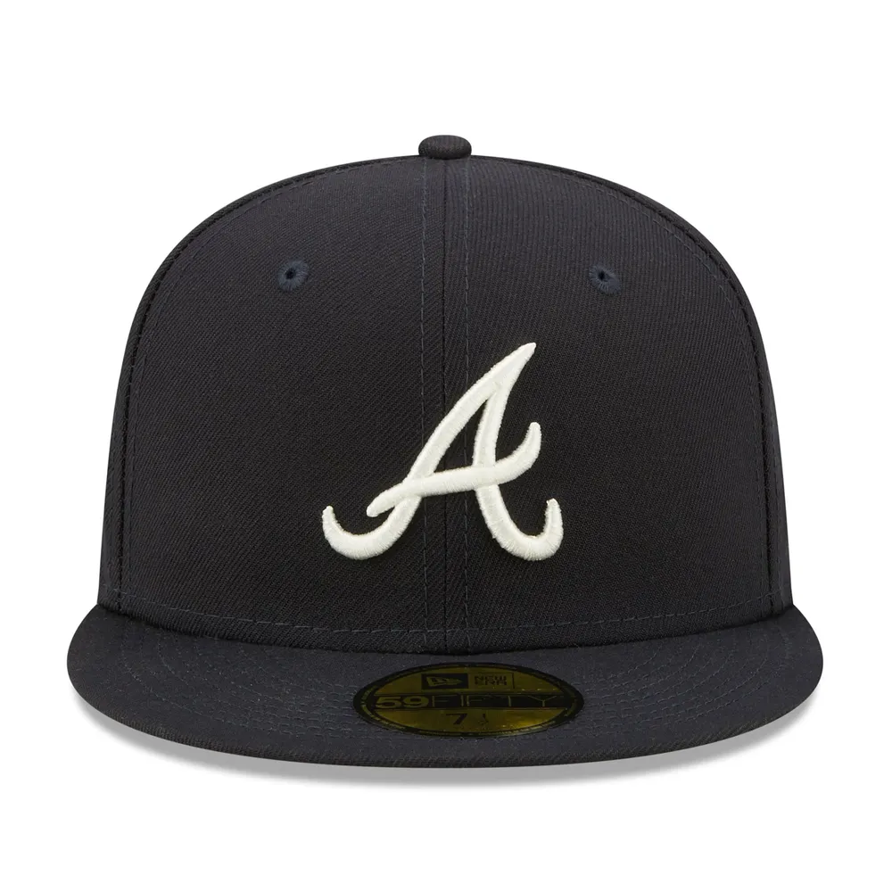 Atlanta Braves 1995 World Series New Era 59FIFTY Fitted Hats (Gray Under BRIM) 7 3/8