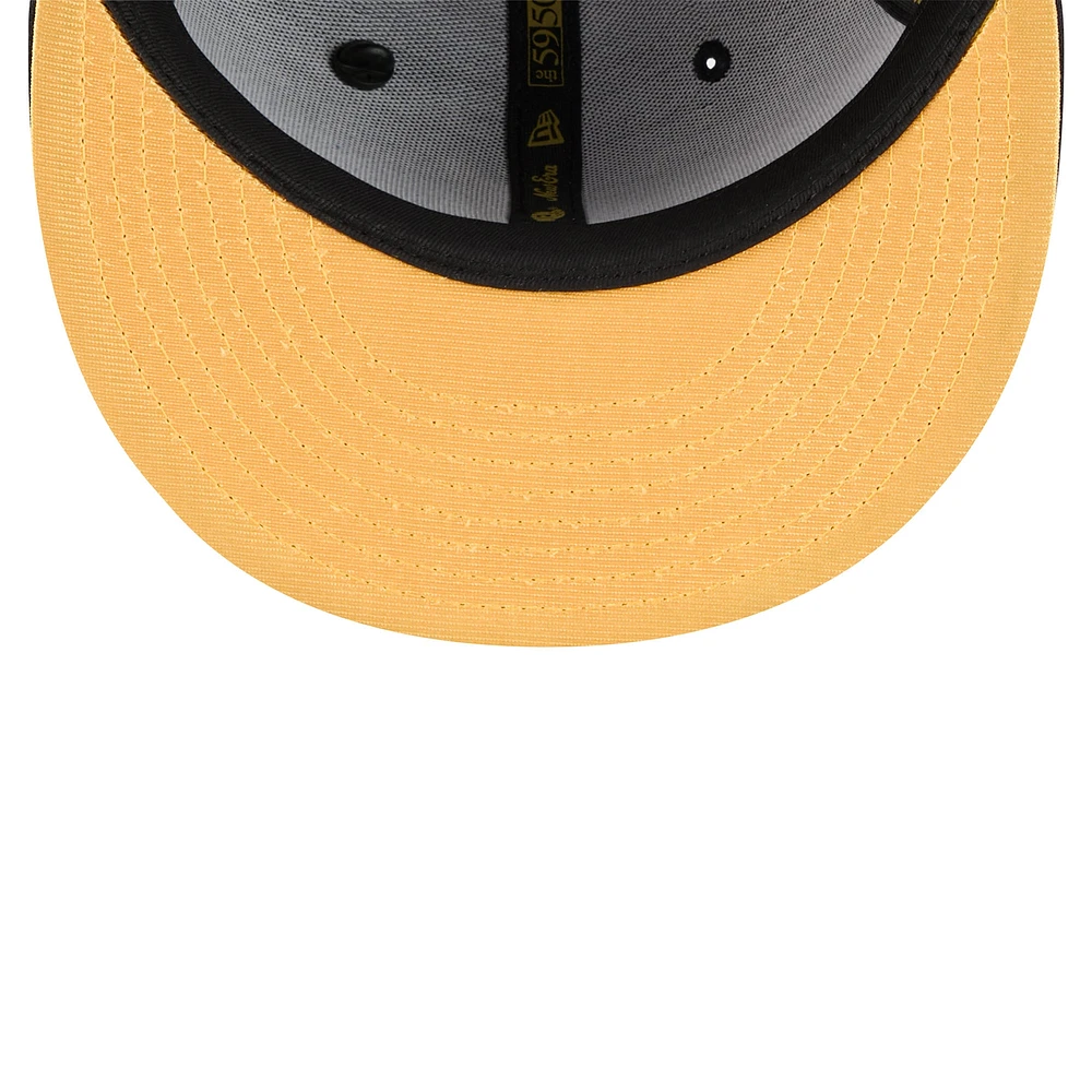 Casquette ajustée New Era bleu marine Atlanta Braves 2025 59FIFTY Day avec épingles