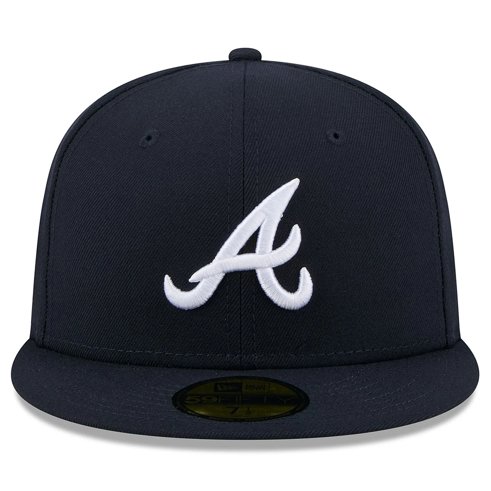 Men's New Era  Navy Atlanta Braves 2025 Jackie Robinson Day 59FIFTY Fitted Hat