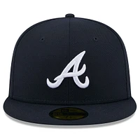 Men's New Era  Navy Atlanta Braves 2025 Jackie Robinson Day 59FIFTY Fitted Hat