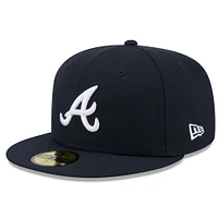 Men's New Era  Navy Atlanta Braves 2025 Jackie Robinson Day 59FIFTY Fitted Hat