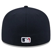 Men's New Era  Navy Atlanta Braves 2025 Jackie Robinson Day 59FIFTY Fitted Hat