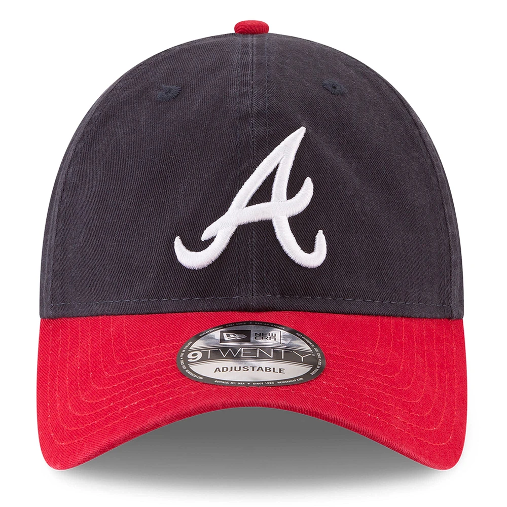 Casquette ajustable 9TWENTY bleu marine pour homme New Era Atlanta Braves 2025 MLB All-Star Game Side Patch