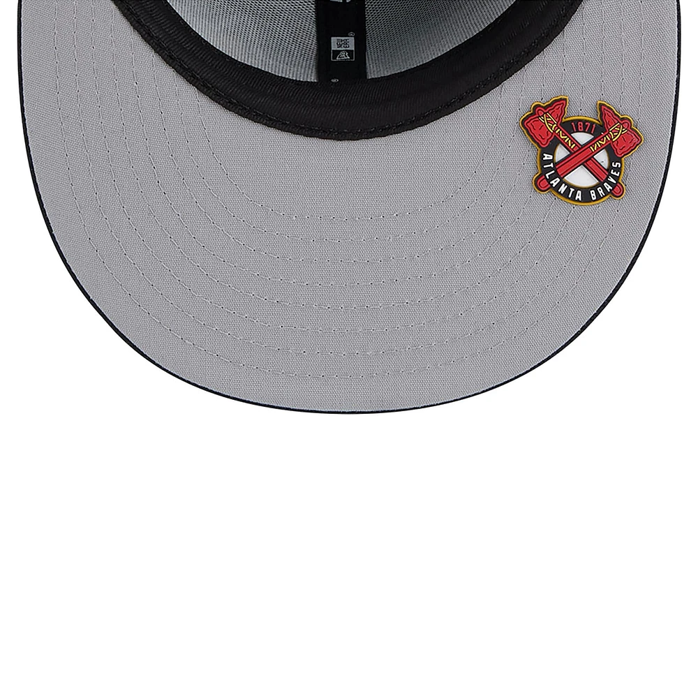 Men's New Era Navy Atlanta Braves 2025 MLB Clubhouse 59FIFTY Fitted Hat