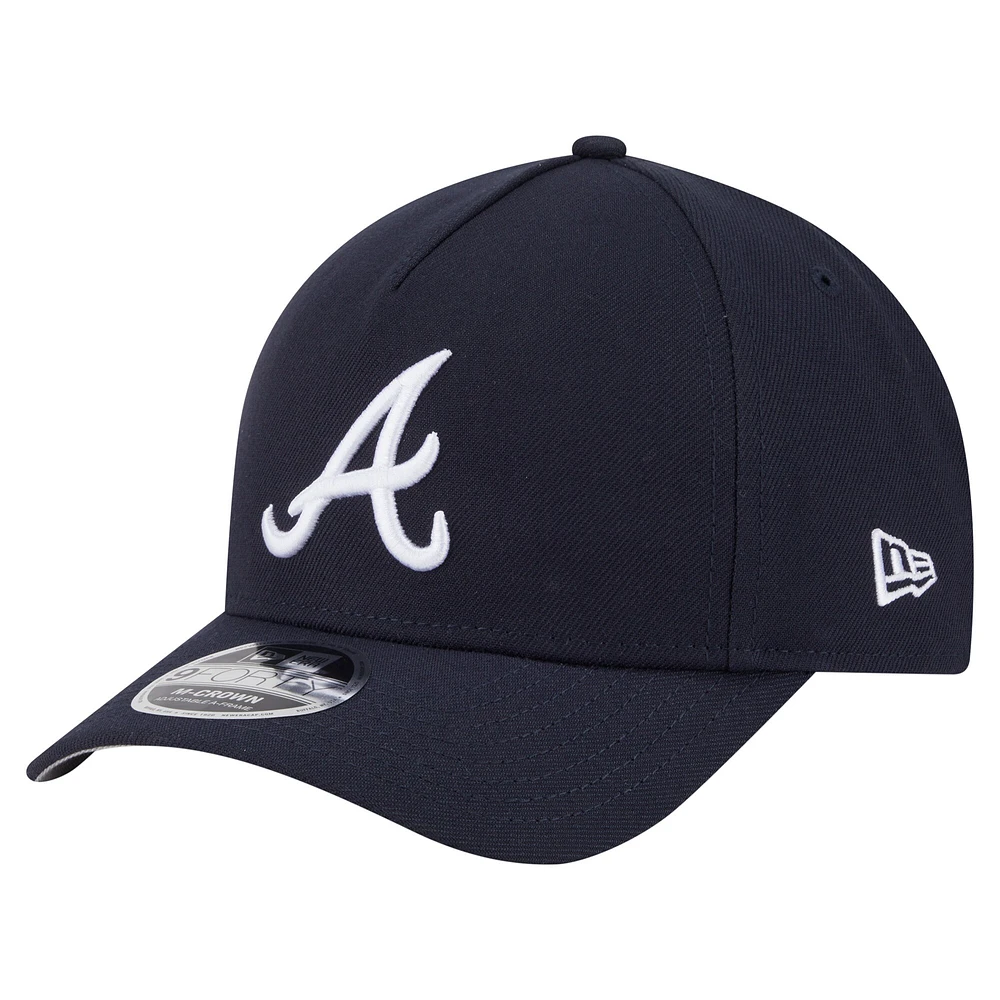 Casquette ajustable 9FORTY M-Crown bleu marine pour homme de New Era Atlanta Braves