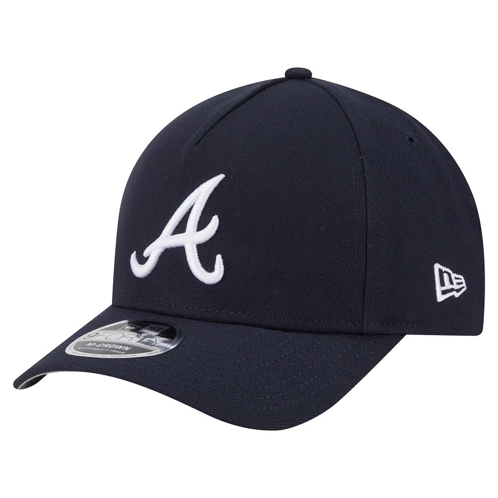 Casquette ajustable 9FORTY M-Crown bleu marine pour homme de New Era Atlanta Braves