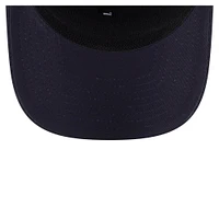 Casquette extensible à bouton-pression New Era bleu marine Atlanta Braves Circle Patch 9SEVENTY pour homme