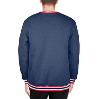 Men's New Era Navy Atlanta Braves Father's Day Pullover Sweatshirt