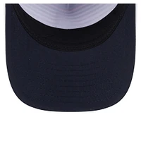 Men's New Era  Navy Atlanta Braves Gradient 9FORTY M-Crown Adjustable Hat