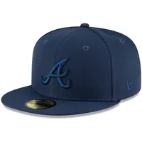 New Era Navy Atlanta Braves Oceanside Tonal - Casquette ajustée 59FIFTY