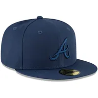 New Era Navy Atlanta Braves Oceanside Tonal - Casquette ajustée 59FIFTY