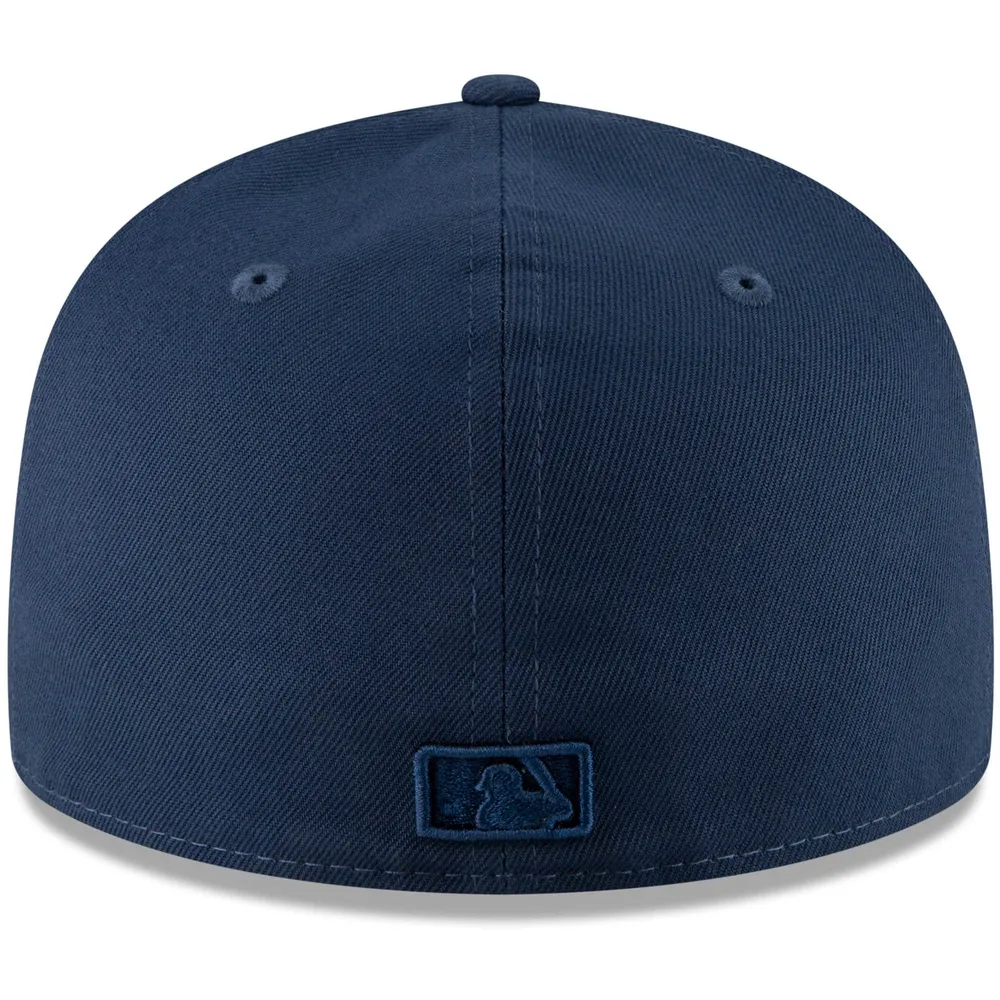 New Era Navy Atlanta Braves Oceanside Tonal - Casquette ajustée 59FIFTY