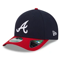 Men's New Era  Navy Atlanta Braves Player Replica 9FORTY Adjustable Hat