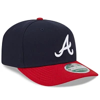 Men's New Era  Navy Atlanta Braves Player Replica 9SEVENTY Adjustable Hat