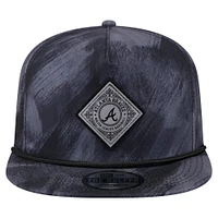 Casquette de golf à imprimé bleu marine New Era pour homme Atlanta Braves