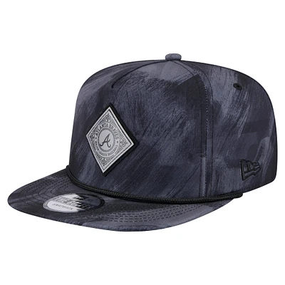 Casquette de golf à imprimé bleu marine New Era pour homme Atlanta Braves