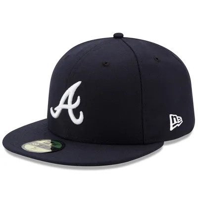 Men's New Era Navy Milwaukee Brewers Home Authentic Collection On-Field 59FIFTY Fitted Hat