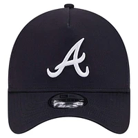Casquette ajustable 9FORTY couleur équipe des Atlanta Braves New Era pour hommes, bleu marine