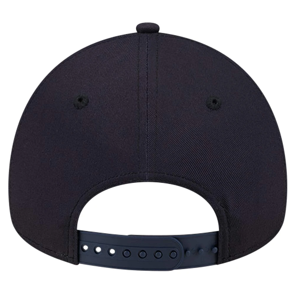 Casquette ajustable 9FORTY couleur équipe des Atlanta Braves New Era pour hommes, bleu marine