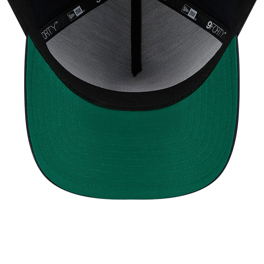 Casquette ajustable 9FORTY couleur équipe des Atlanta Braves New Era pour hommes, bleu marine