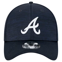 Men's New Era Navy Atlanta Braves Tech 39THIRTY Flex Hat