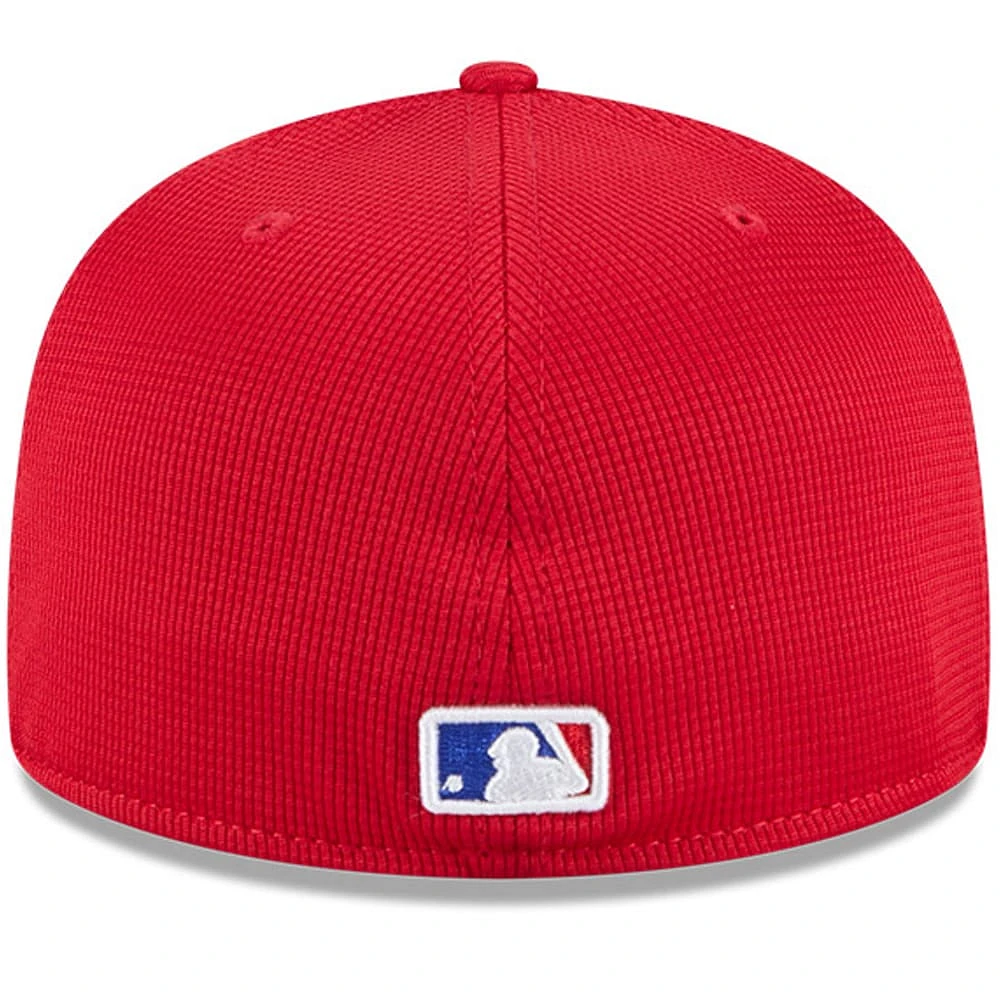 Men's New Era Red Atlanta Braves City Connect Batting Practice 59FIFTY Fitted Hat