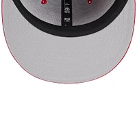 Men's New Era Red Atlanta Braves City Connect Batting Practice 59FIFTY Fitted Hat