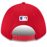 Men's New Era Red Atlanta Braves City Connect Batting Practice 9FORTY M-Crown Adjustable Hat