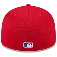 Men's New Era Red Atlanta Braves City Connect Batting Practice Low Profile 59FIFTY Fitted Hat