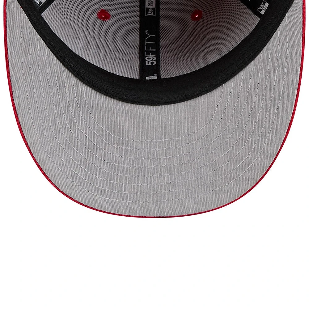 Men's New Era Red Atlanta Braves City Connect Batting Practice Low Profile 59FIFTY Fitted Hat